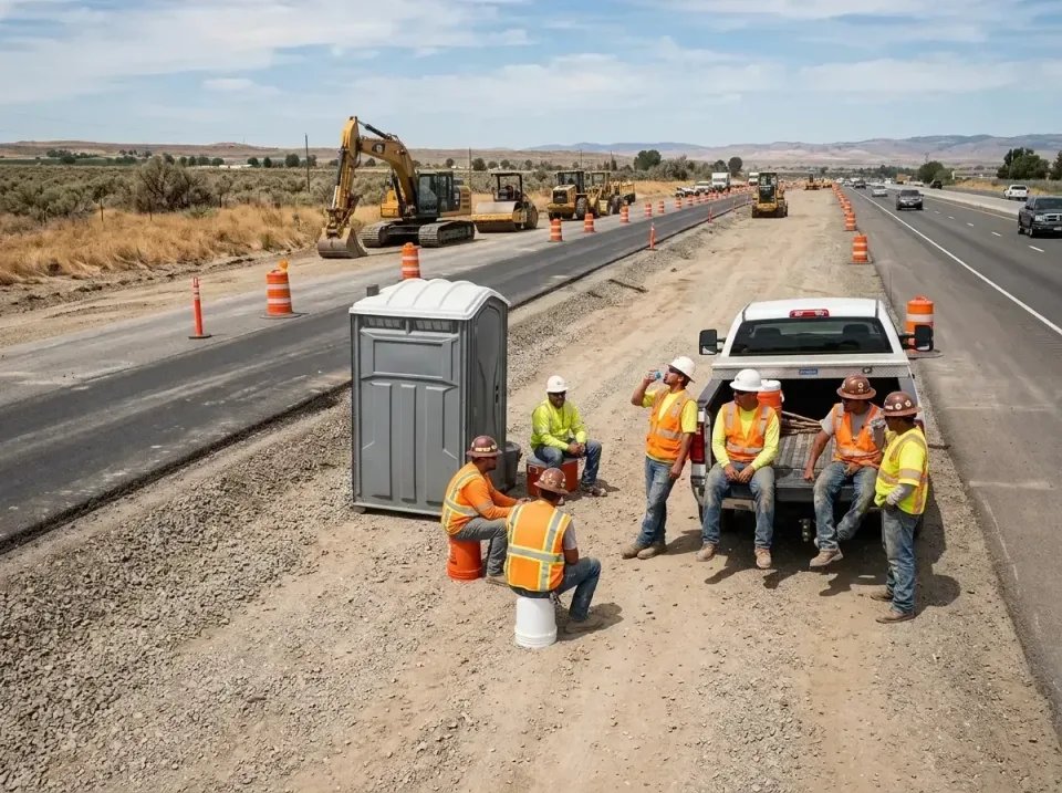 highway-road-construction-crew-007 — frequently asked questions, Porta Potty and Restroom Rentals in McKinleyville, CA